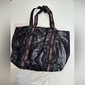 New Rare Good Girl Black Pink Carolina Herrera Tote Large Bag New Bags